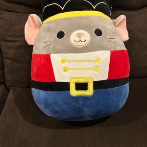 Large Squishmallows Murray Mouse Blue and White Plush